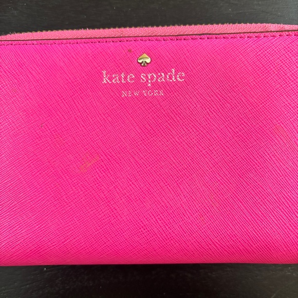 Kate Spade Zip-Around Wallet in Hot Pink - Picture 3 of 7